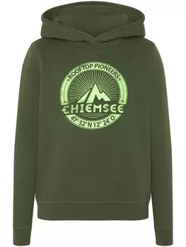 Толстовка CHIEMSEE, хаки/светло-зеленый