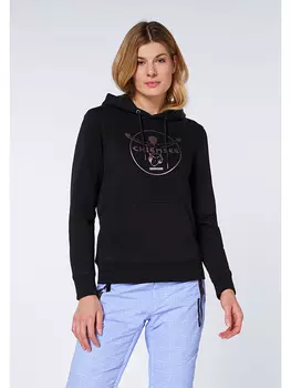 Толстовка Chiemsee Hoodie Cala Blanca, черный
