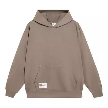Толстовка chinese color hoodie 'brown' Li-Ning, коричневый