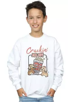 Толстовка Chip N Dale Crackin Me Up Disney, белый
