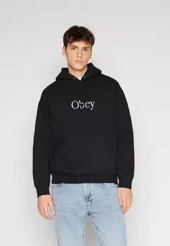 Толстовка CHOIR HOOD UNISEX Obey Clothing, цвет black