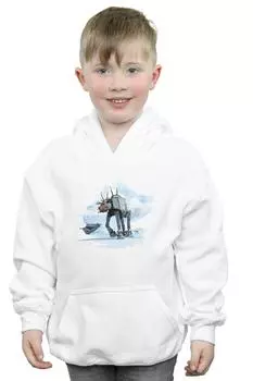 Толстовка Christmas AT-AT с оленями Star Wars, белый