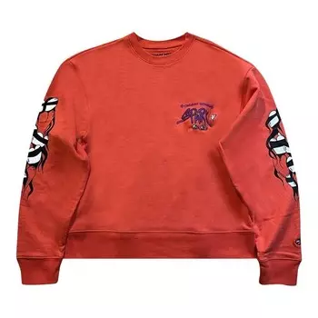 Толстовка Chrome Hearts Matty Boy Sadistic Lipstick Crewneck Red, красный