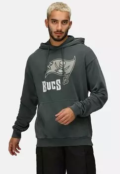 Толстовка CHROME TAMPA BAY BUCCANEERS WASHED con cappuccio Re:Covered, антрацит