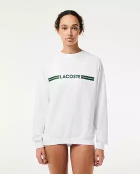 Толстовка, чтобы оставаться дома Lacoste, белый