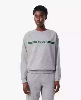 Толстовка, чтобы оставаться дома Lacoste, светло-серый