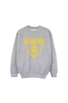 Толстовка «Чудо-женщина играет как чемпионка» DC Comics, серый