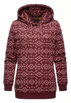 Толстовка CINDA Ragwear, цвет wine red