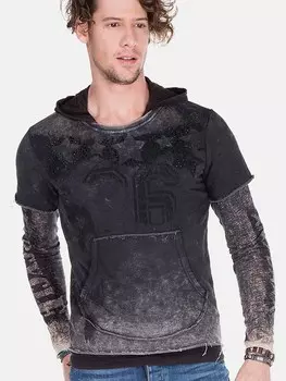 Толстовка CIPO & BAXX, антрацит