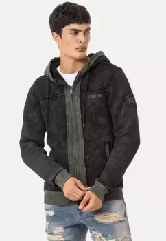 Толстовка Cipo & Baxx экстравагантного дизайна, черный