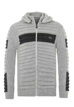 Толстовка Cipo & Baxx, цвет GREY ANTHRACITE