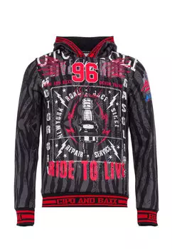 Толстовка Cipo & Baxx Hoodie, черный