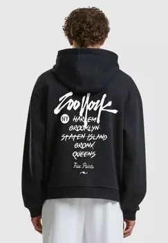 Толстовка CITY TAGS FLUFFY - Hoodie ZOO YORK, черный