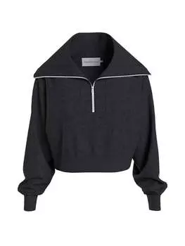 Толстовка ck Jeans с промежуточной молнией до половины Calvin Klein Jeans, черный