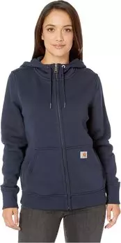 Толстовка Clarksburg на молнии с полной молнией Carhartt, темно-синий