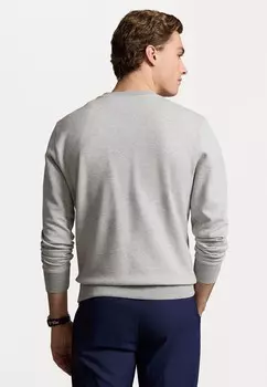 Толстовка CLASSIC FIT BEAR DOUBLE KNIT SWEATSHIRT Ralph Lauren, пестрый серый