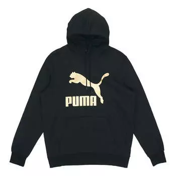 Толстовка classics bronzing logo printing sports black Puma, черный
