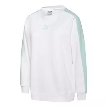 Толстовка classics crewneck sweatshirt white Puma, белый