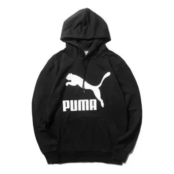 Толстовка classics logo black Puma, черный
