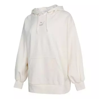 Толстовка classics oversized hoodie 'white' Puma, белый