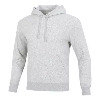 Толстовка classics small logo training hoodie 'grey' Puma, серый