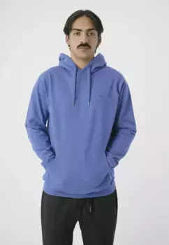 Толстовка Cleptomanicx с капюшоном "Лигалл", свободного кроя, синий