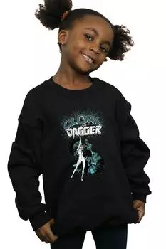 Толстовка Cloak And Dagger Shadow Dance Marvel, черный