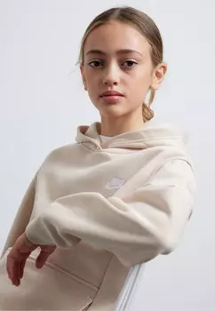 Толстовка CLUB UNISEX Nike Sportswear, цвет sanddrift/white