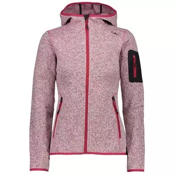 Толстовка CMP Jacket 3H19826 Hooded, красный