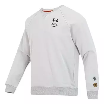 Толстовка cny logo long t-shirt 'grey' Under Armour, серый