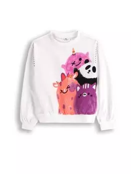 Толстовка Coccodrillo, белый