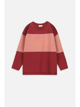 Толстовка Coccodrillo Langrmeliges T-shirt, цвет dunkelrot