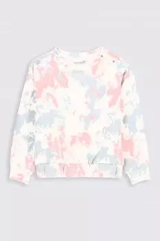 Толстовка Coccodrillo разноцветный с эффектом тай-дай