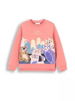 Толстовка Coccodrillo Sweatshirt, розовый