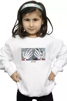 Толстовка Coco Miguel Skeleton Hands Disney, белый