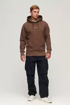 Толстовка Code Surplus с логотипом Superdry, коричневый