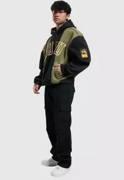 Толстовка COLLEGE BLOCK FUBU, черный оливковый