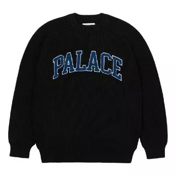 Толстовка collegiate knit 'black' Palace, черный