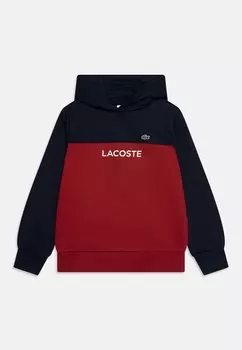 Толстовка COLOR BLOCK Lacoste, цвет navy blue/orange