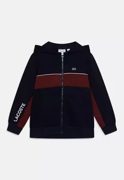 Толстовка COLOR BLOCK UNISEX Lacoste, темно-коричневый