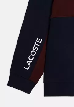 Толстовка COLOR BLOCK UNISEX Lacoste, темно-коричневый