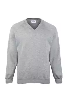 Толстовка Coloursure с v-образным вырезом Maddins, серый