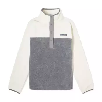 Толстовка Columbia Benton Springs Half Snap Fleece, белый/серый
