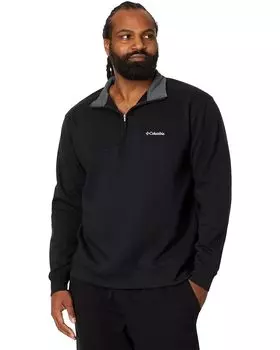 Толстовка Columbia Big & Tall Hart Mountain II 1/2 Zip, черный