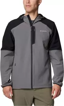 Толстовка Columbia Columbia Tech Softshell Hoodie, цвет City Grey/Black