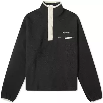 Толстовка Columbia Helvetic Cropped Half Snap Fleece, черный