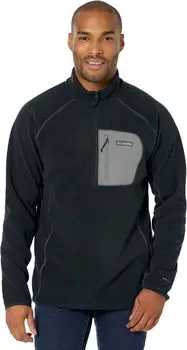 Толстовка Columbia Outdoor Tracks1/2 Zip, цвет Black/City Grey