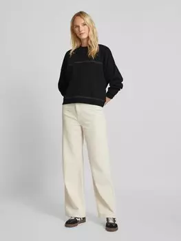 Толстовка Comfort Fit с контрастной строчкой, модель «CARLA» Vero Moda, черный