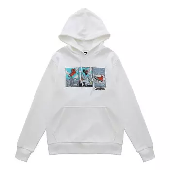 Толстовка comic graphic hoodie 'white' Converse, белый