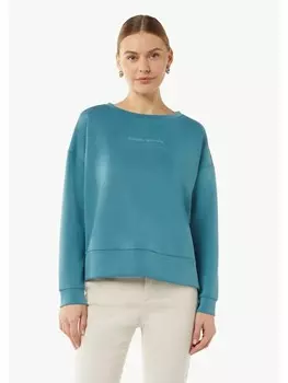 Толстовка comma CI Sweatshirt langarm, цвет Blau-trkis